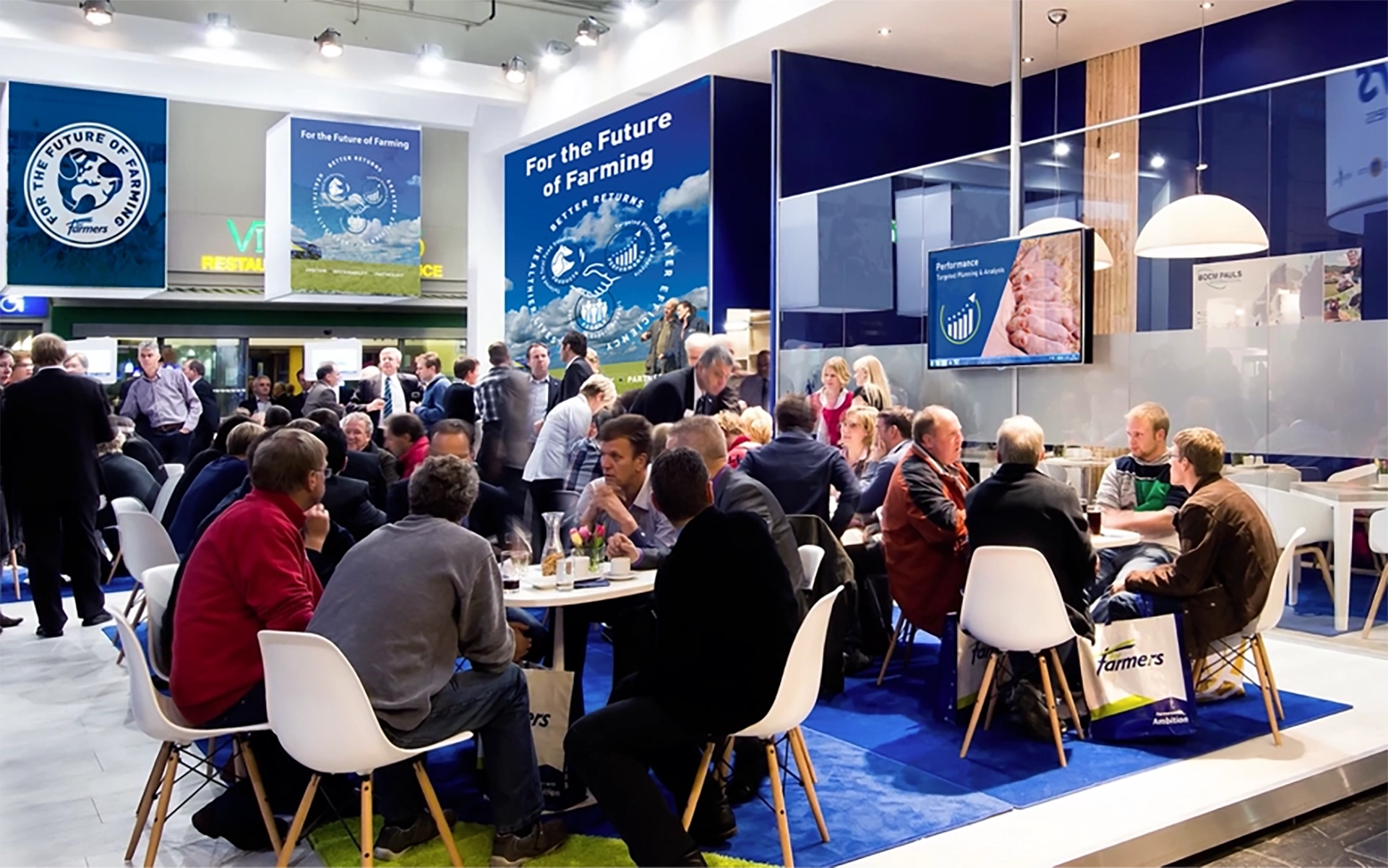 ForFarmers 'For the Future of Farming' – cluster of branded items