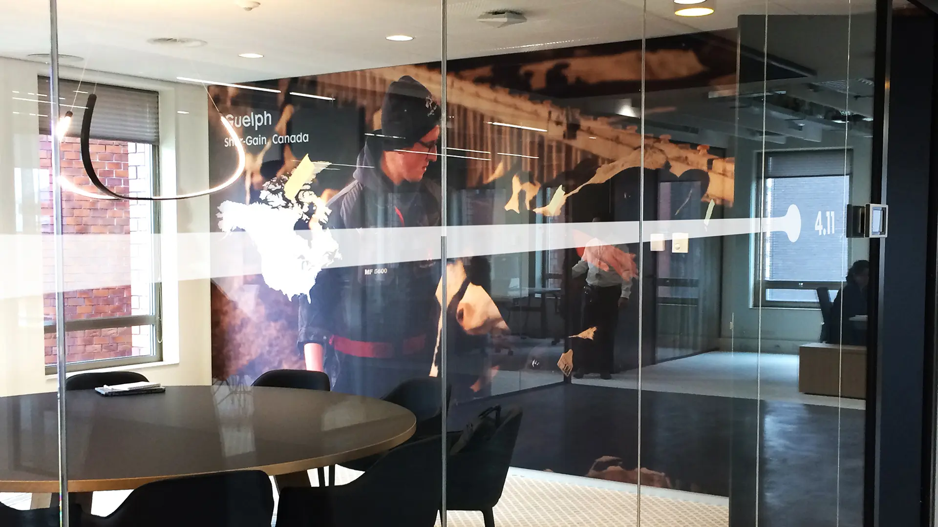 Nutreco 'The Hub' – building interior branding 3